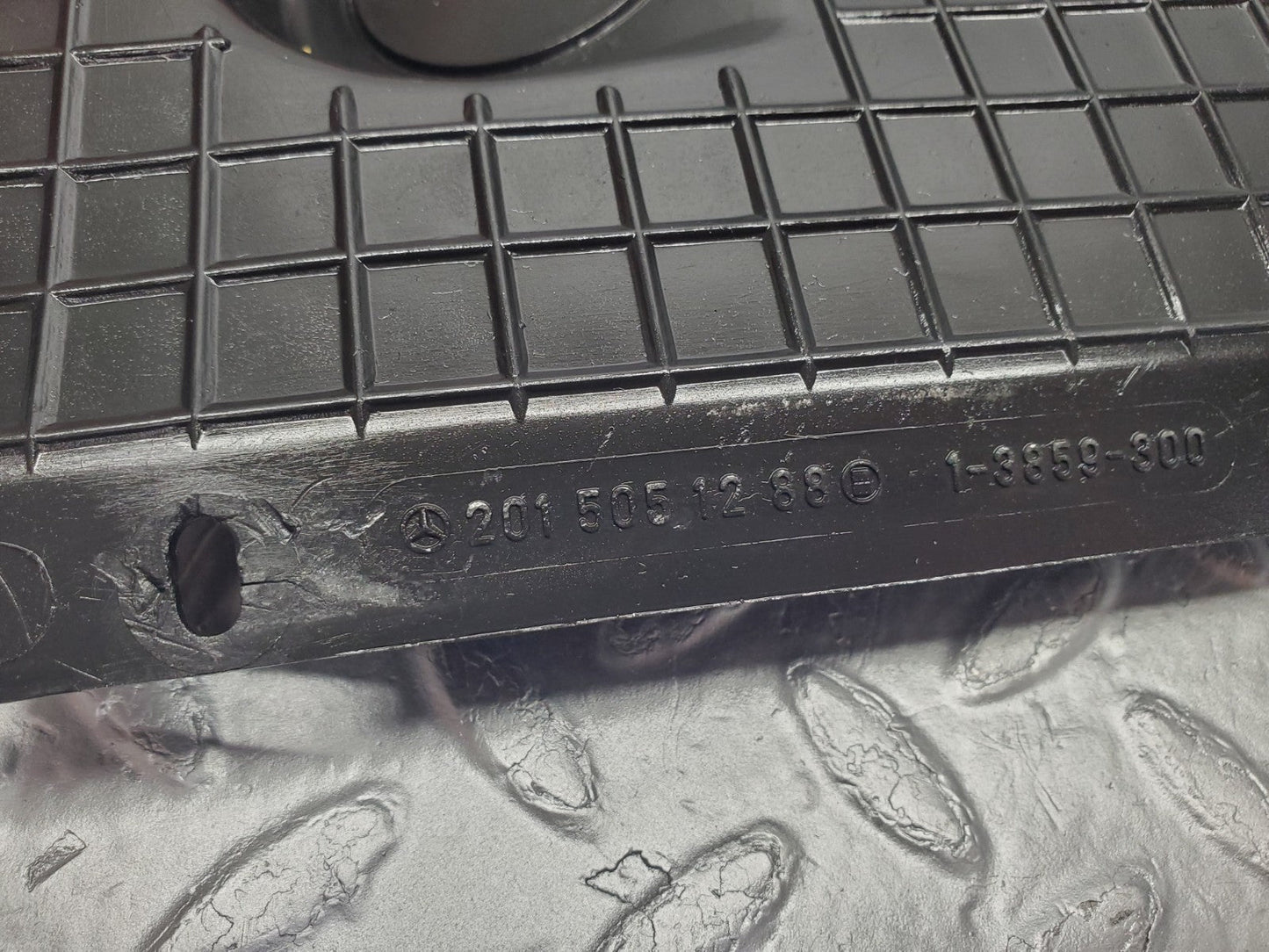 W201 Baby Benz radiator cover panel pair used OEM
