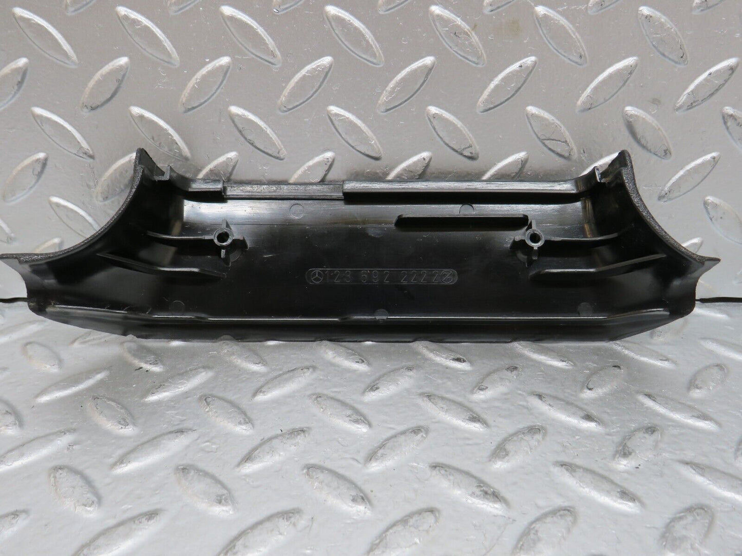 27938 Mercedes-Benz W123 280E B Pillar Bottom Cover Right Black 1236922222