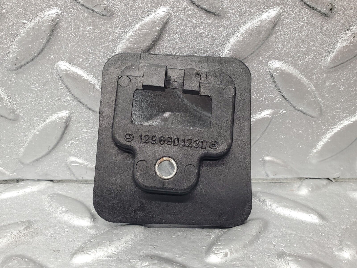 46781 Mercedes-Benz R129 320SL Coupe Roof Lock Cover Trim Pair 1296901230 1296901130