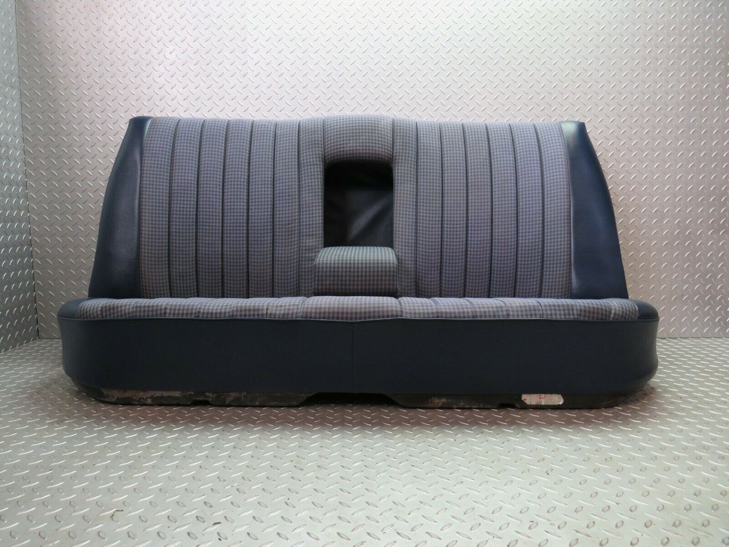 23276 Mercedes-Benz W116 350SE Rear Seat Half Leather Blue 1169240316