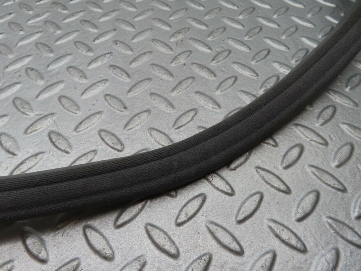 16373 Mercedes-Benz W124 260E Rear Left Cloth Covered Door Seal Grey