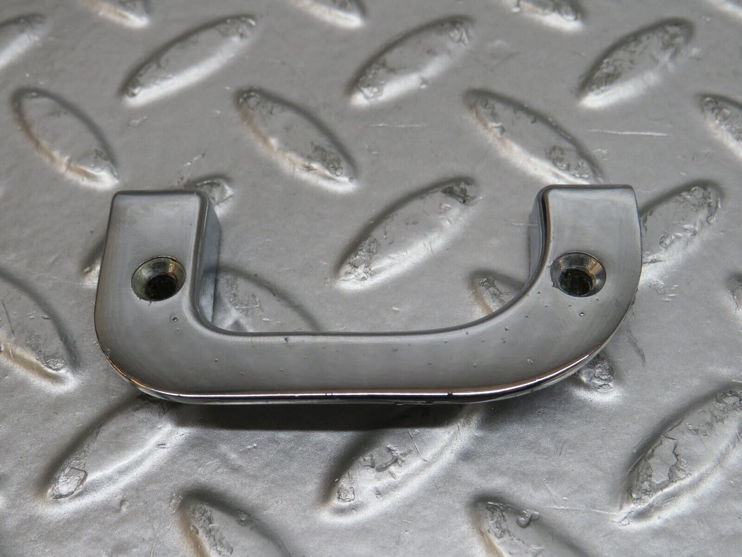 29684 Mercedes-Benz W123 230E Left Interior Chrome Door Latch Trim 1237230124