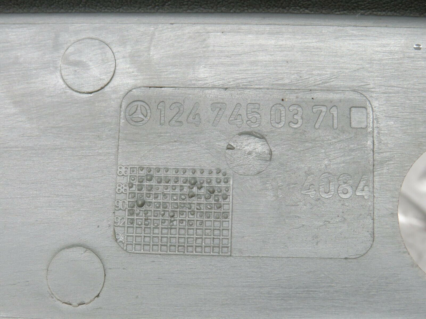 24239 Mercedes-Benz S124 220TE Tailgate Inner Cover Panel Grey 1247450371