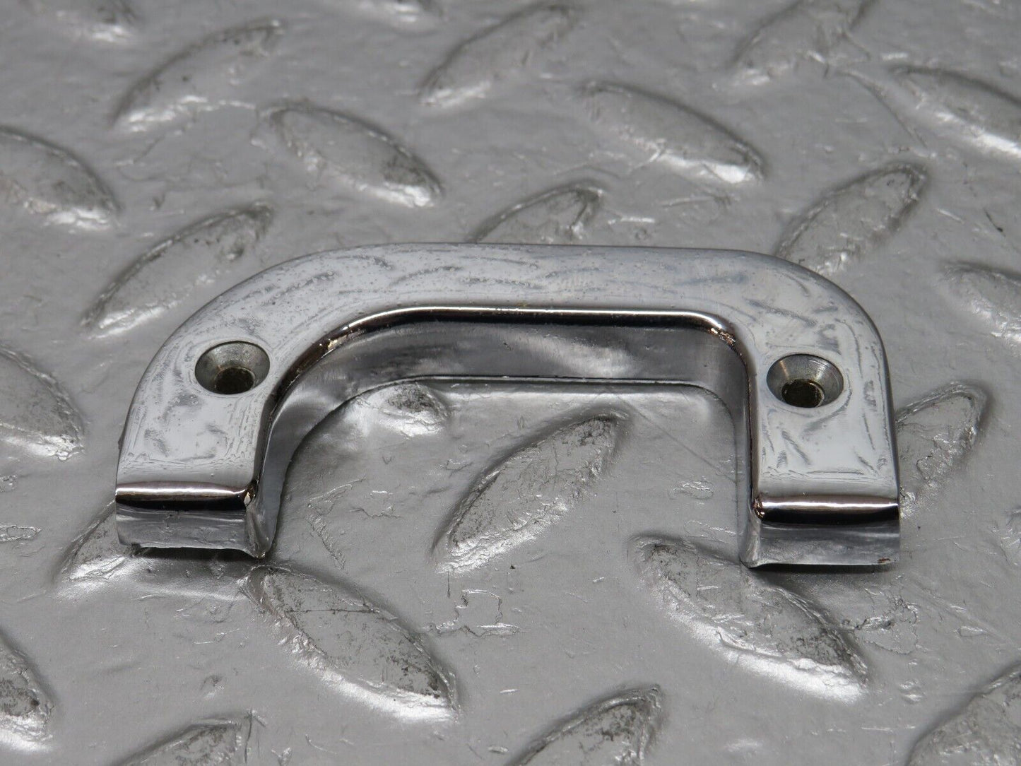 30998 Mercedes-Benz W123 200D Left Interior Chrome Door Latch Trim 1237230124