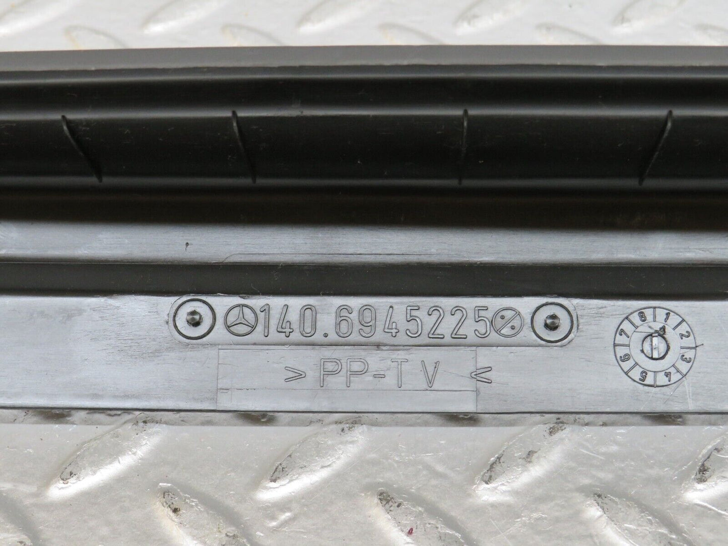 24742 Mercedes-Benz W140 S320 Trunk Lock Cover Trim 1406945225