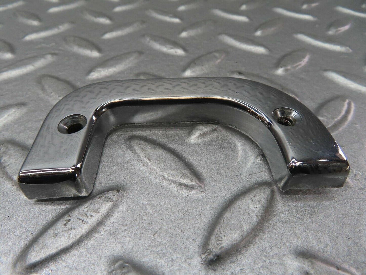 13553 Mercedes-Benz W123 200 Right Interior Chrome Door Latch Trim 1237230224