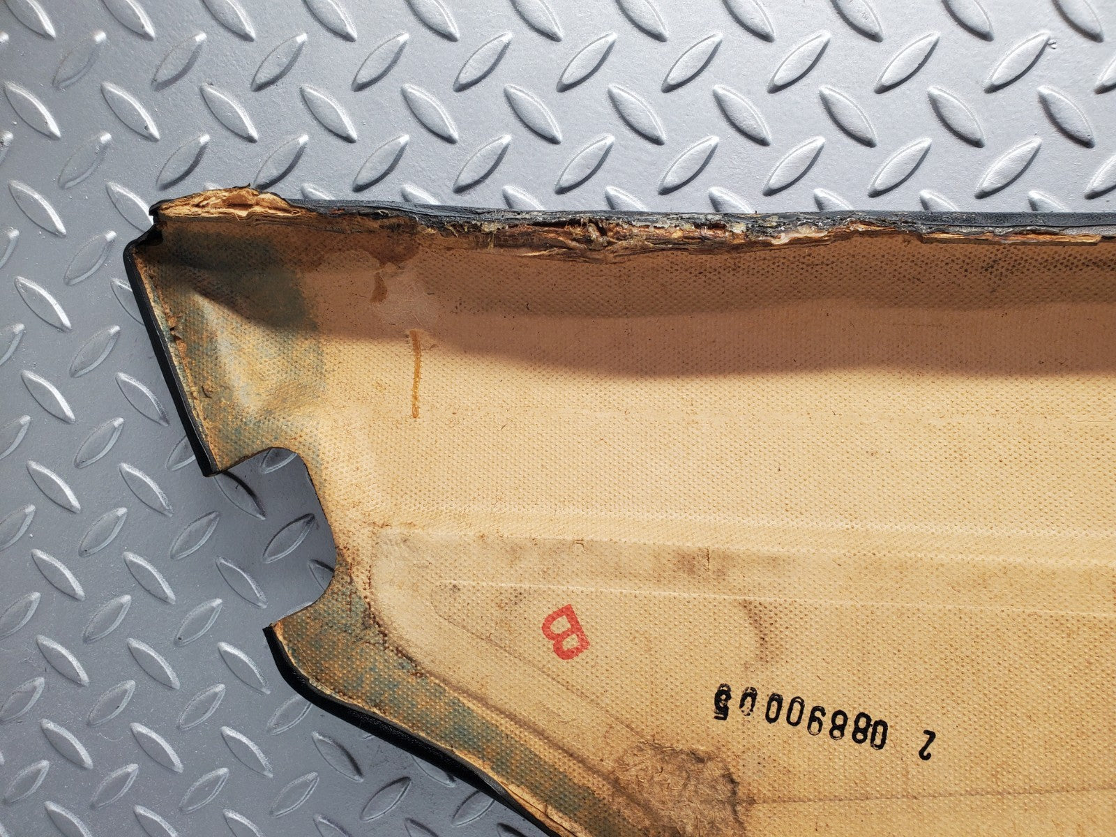 W201 Baby Benz rear right door card black used OEM