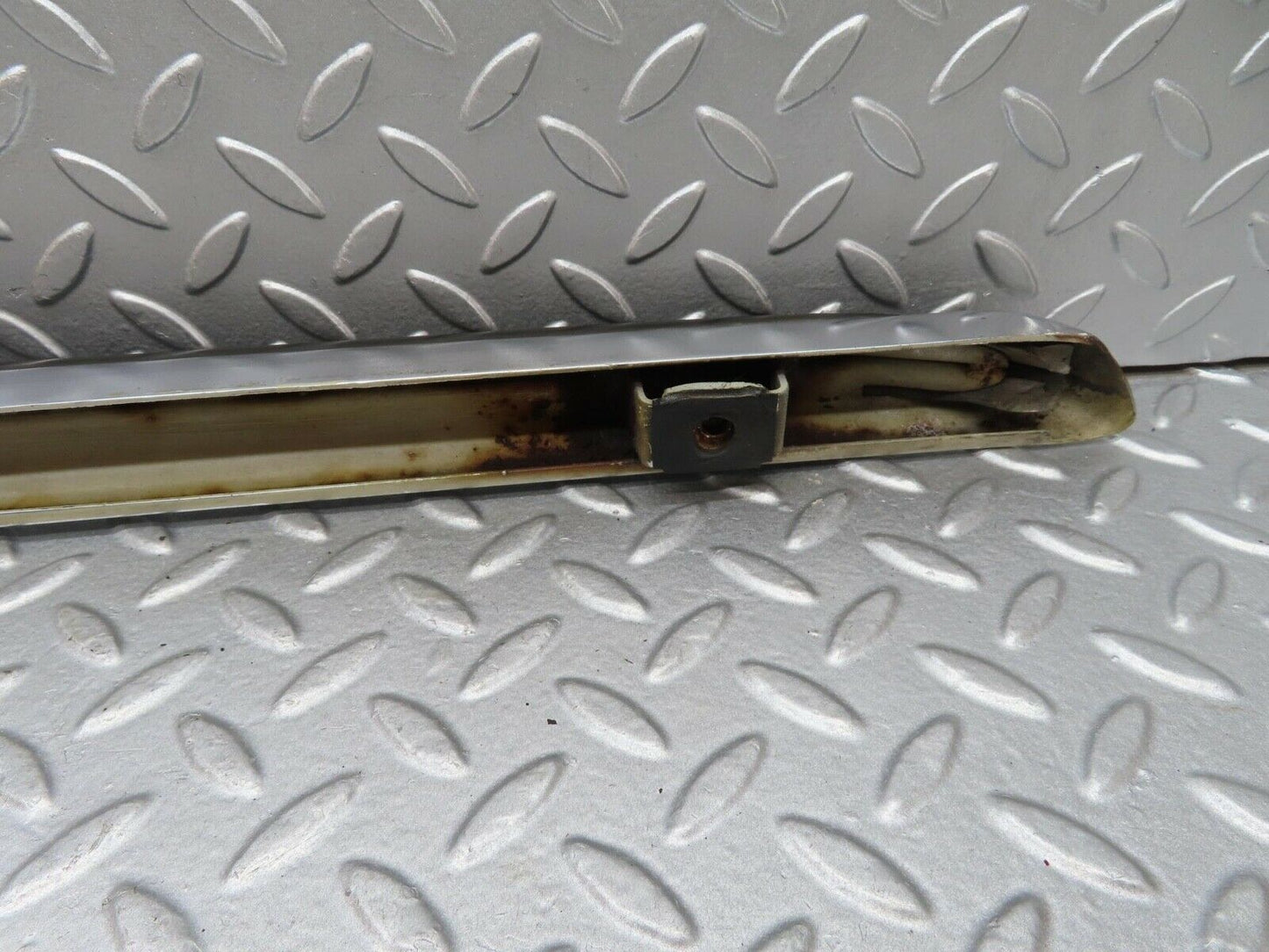 14312 Mercedes-Benz W116 350SE Rear Right Upper Bumper Chrome 1168800871