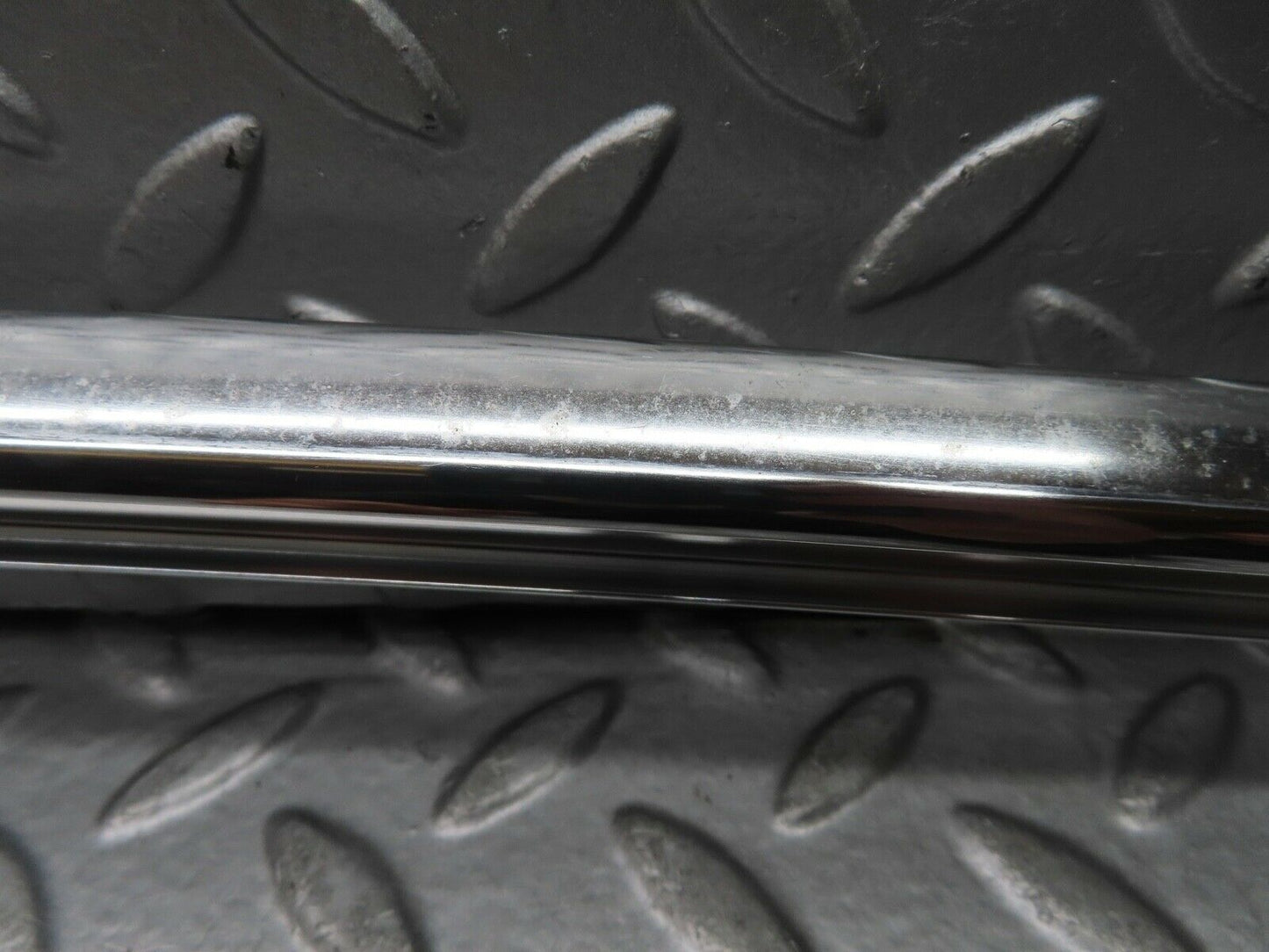 21068 Mercedes-Benz W123 230E Rear Left Door Chrome Window Channel