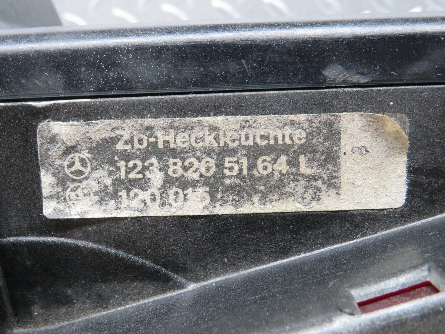 31945 Mercedes-Benz W123 230E Tail Light Left Side 1238205164