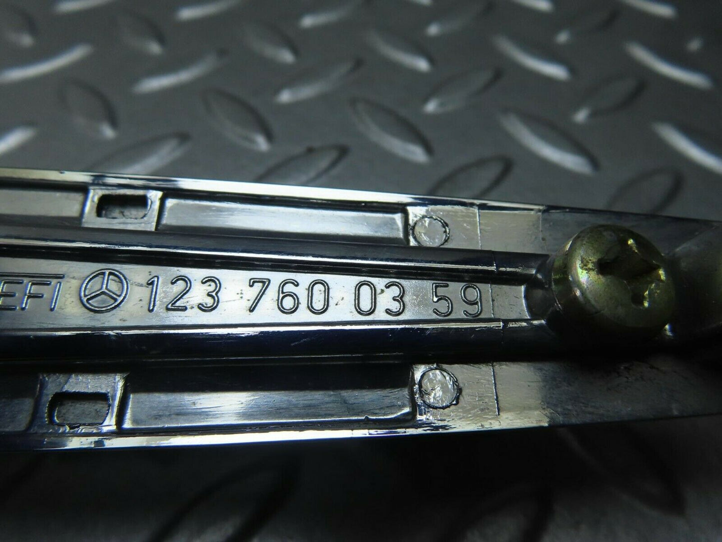 8758 Mercedes-Benz W123 Exterior Chrome Door Handle Rear Right 1237600359
