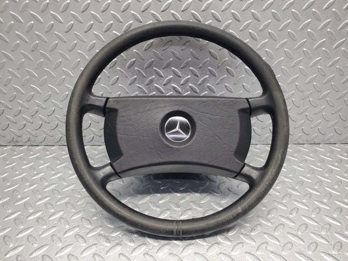 W201 Baby Benz leather steering wheel used OEM
