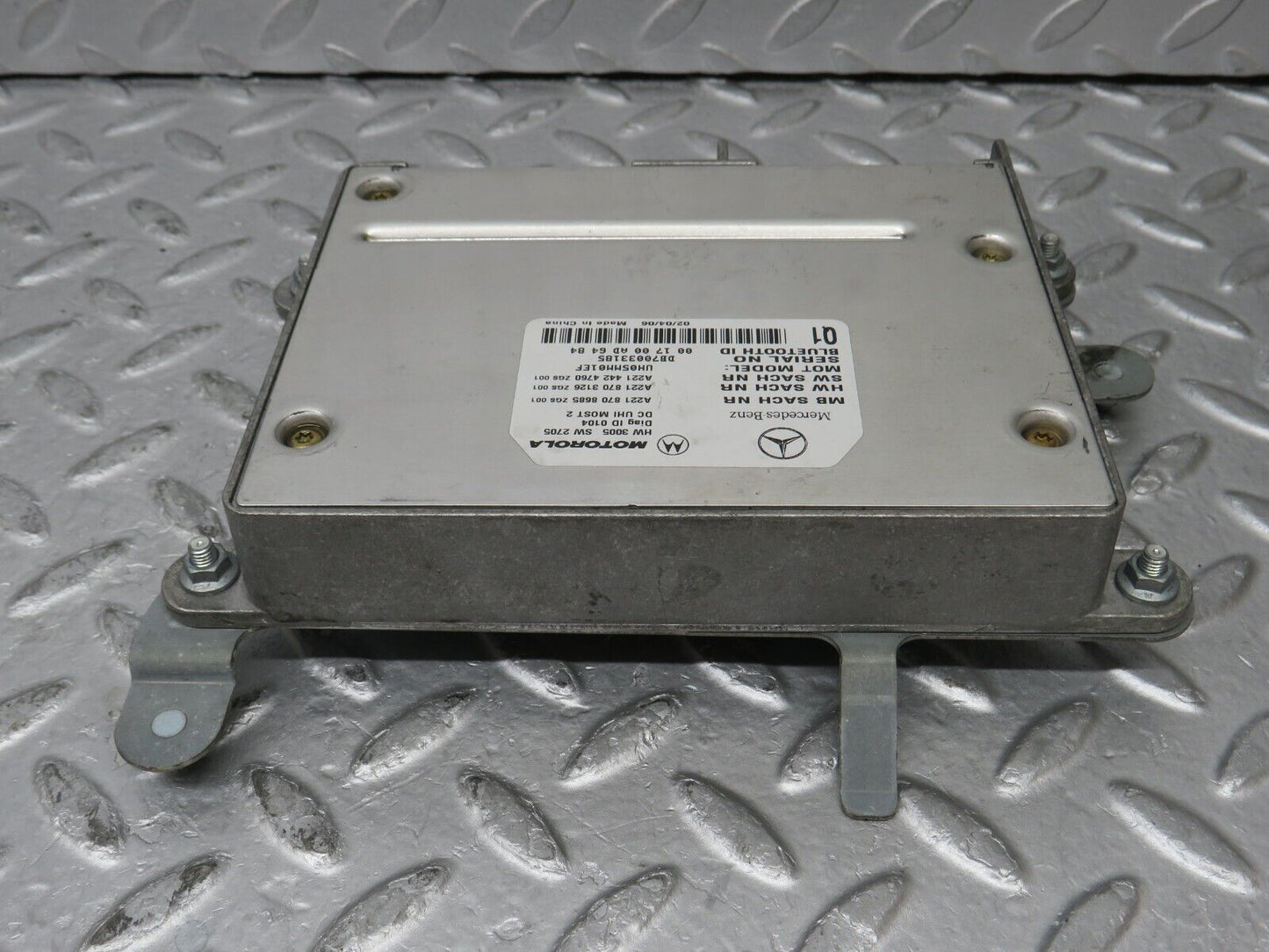 35152 Mercedes-Benz W221 Bluetooth Telephone Module Unit 2218708685 2215454604