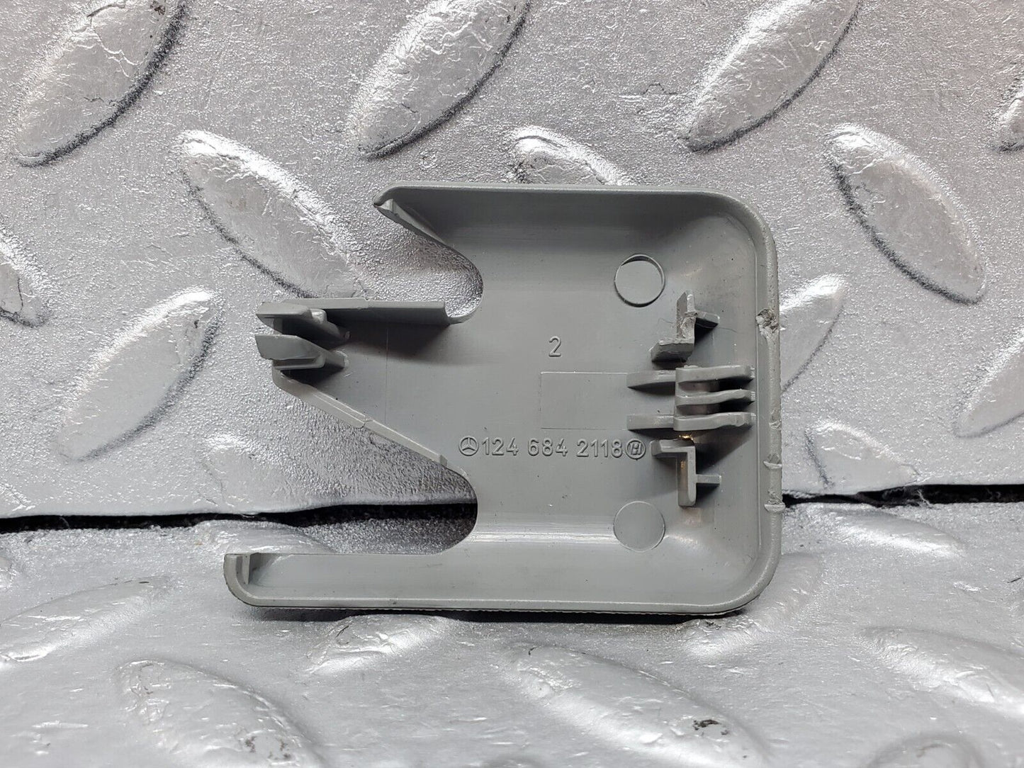 44831 Mercedes-Benz W124 220E Front Seat Rail Trim Cover Grey 1246842118 1246842218