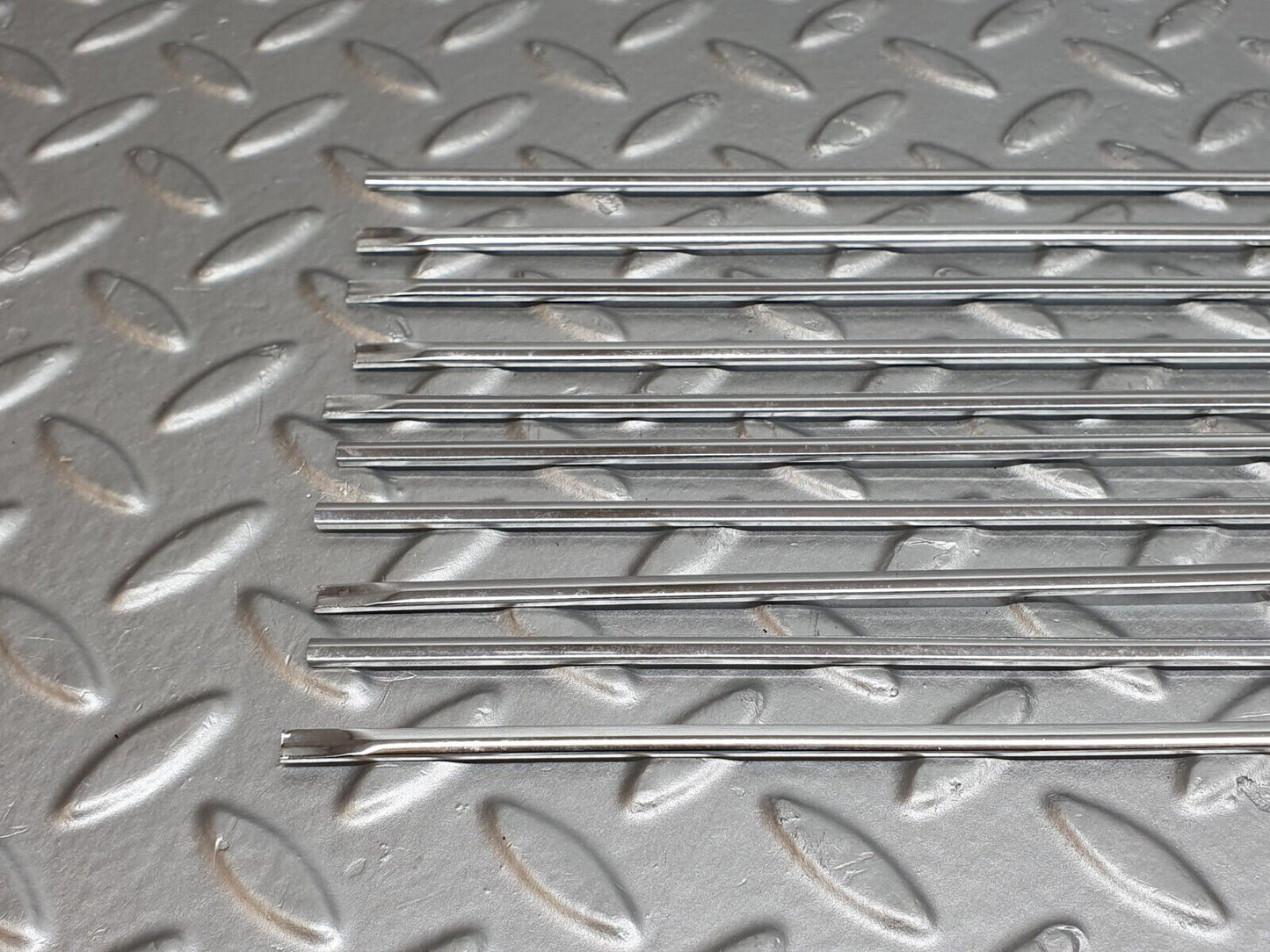 43450 Mercedes-Benz W108 280SE Bonnet Chrome Grill Moulding Trims 1088880122