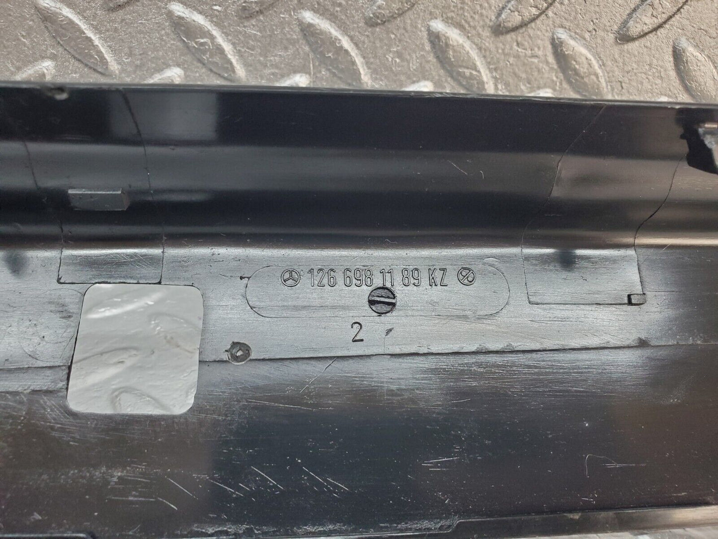 45701 Mercedes-Benz W126 420SE Trunk Boot Lock Cover 1266981189 0005845039