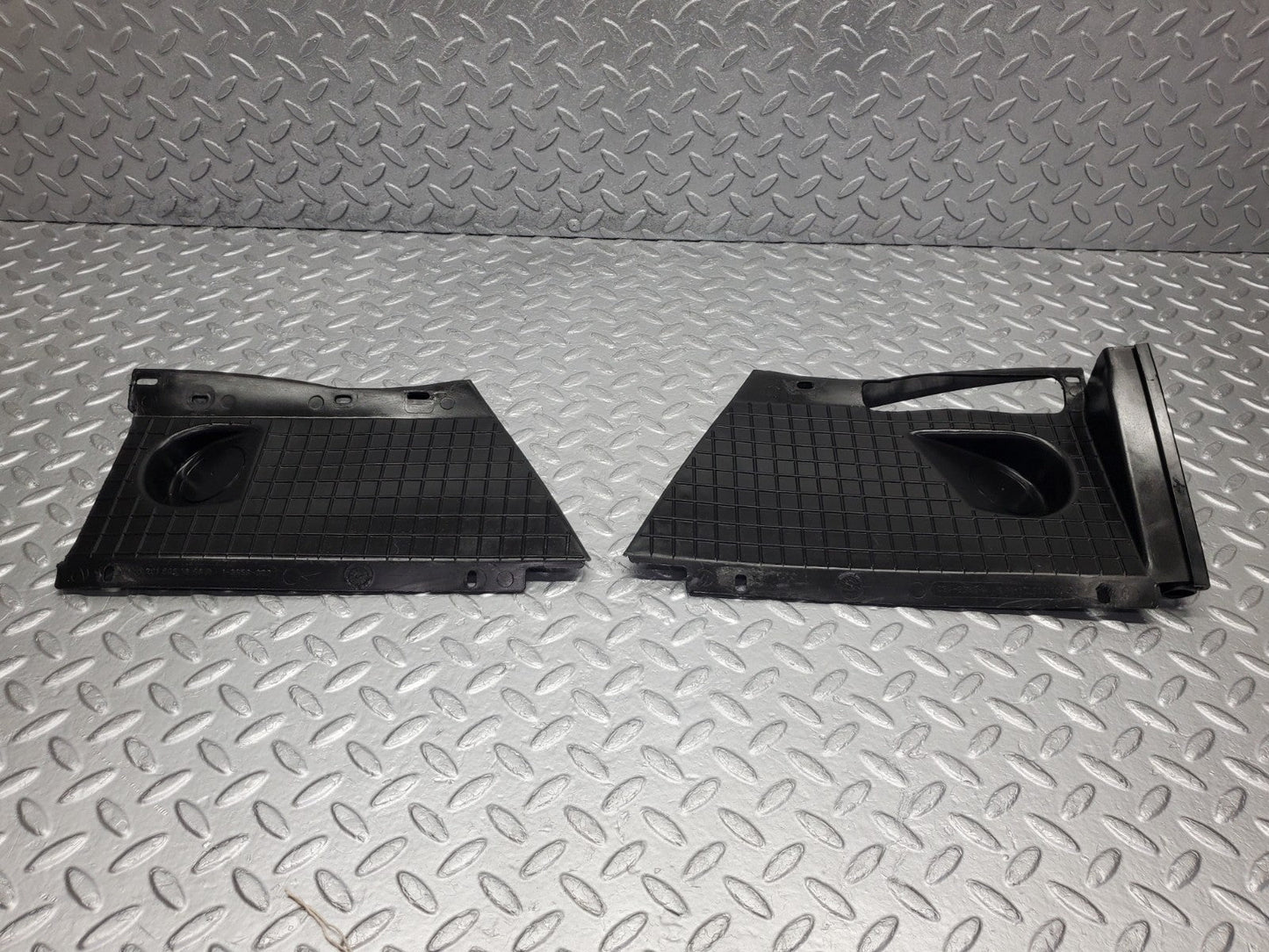 W201 Baby Benz radiator cover panel pair used OEM