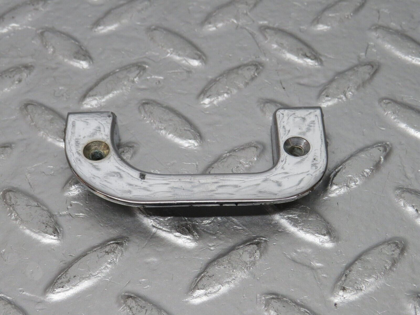 31001 Mercedes-Benz W123 200D Right Interior Chrome Door Latch Trim 1237230224