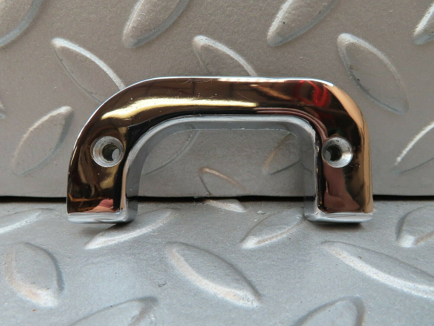 3824 Mercedes-Benz S123 200T Wagon Left Chrome Door Latch Trim 1237230124