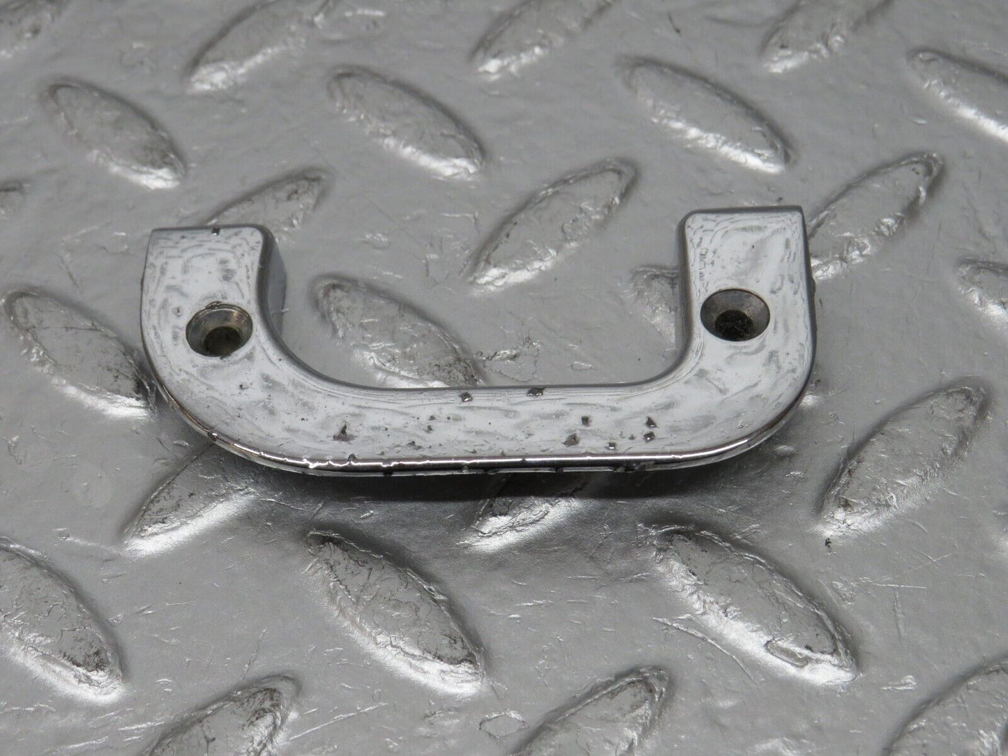 31000 Mercedes-Benz W123 200D Right Interior Chrome Door Latch Trim 1237230224