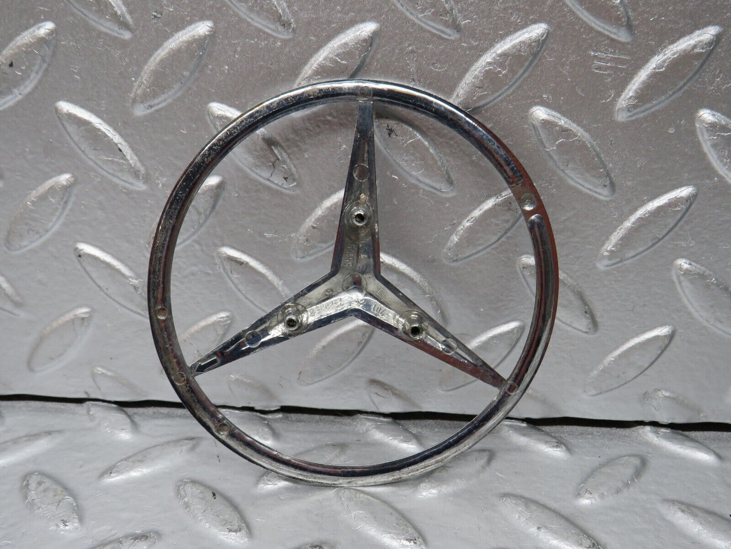 30880 Mercedes-Benz W201 190E 2.0L Chrome Rear Emblem 2017580058