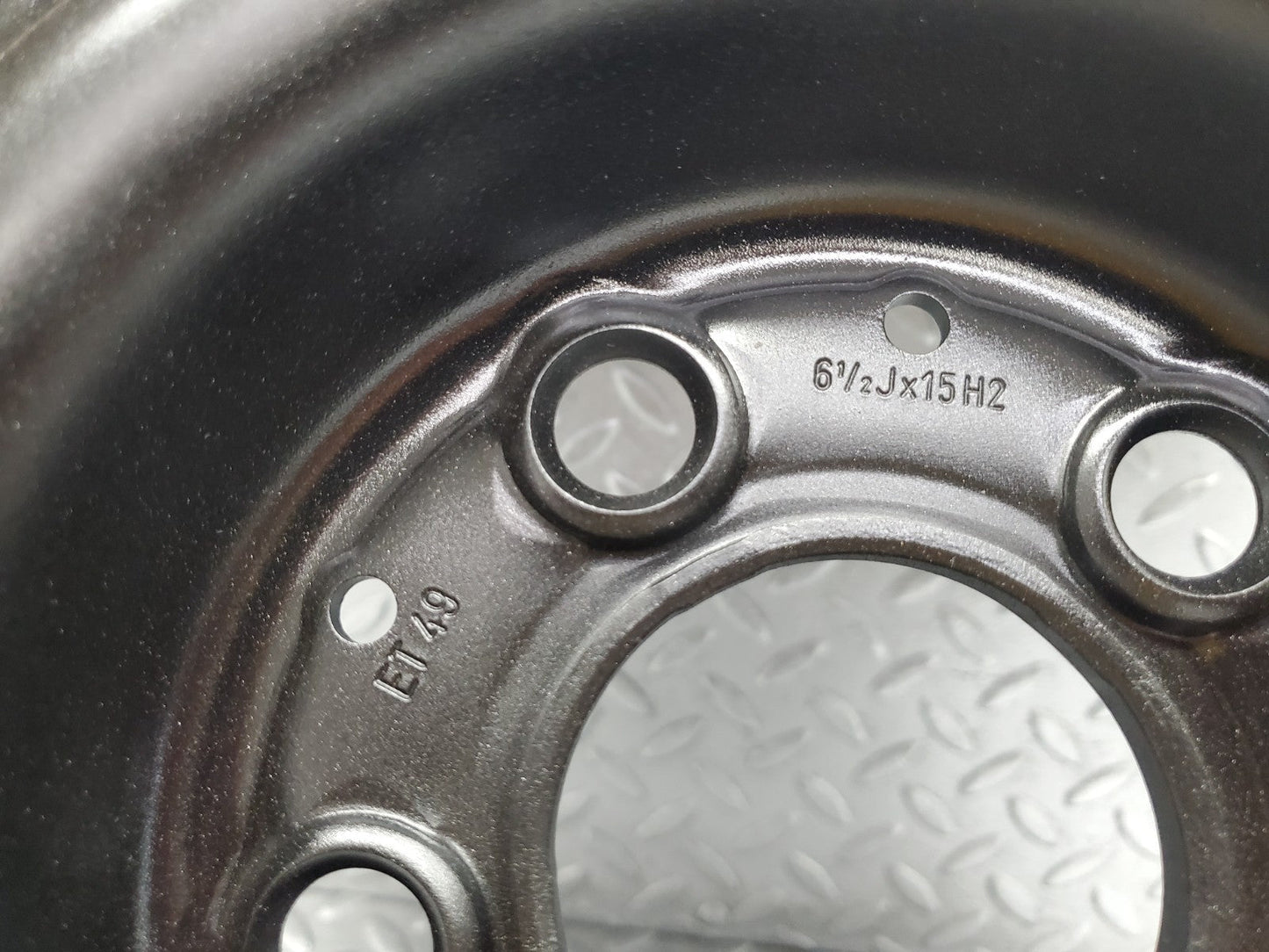 Mercedes-Benz steel wheel 6.5jx15h2 et49 5x112 used OEM