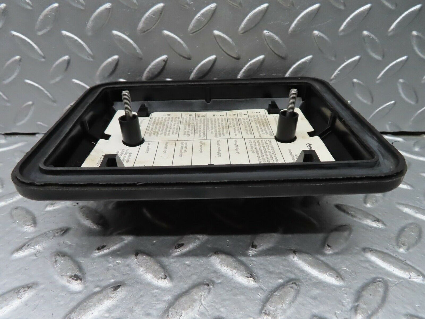 21191 Mercedes-Benz W123 230E Fuse Box Lid 1235400082