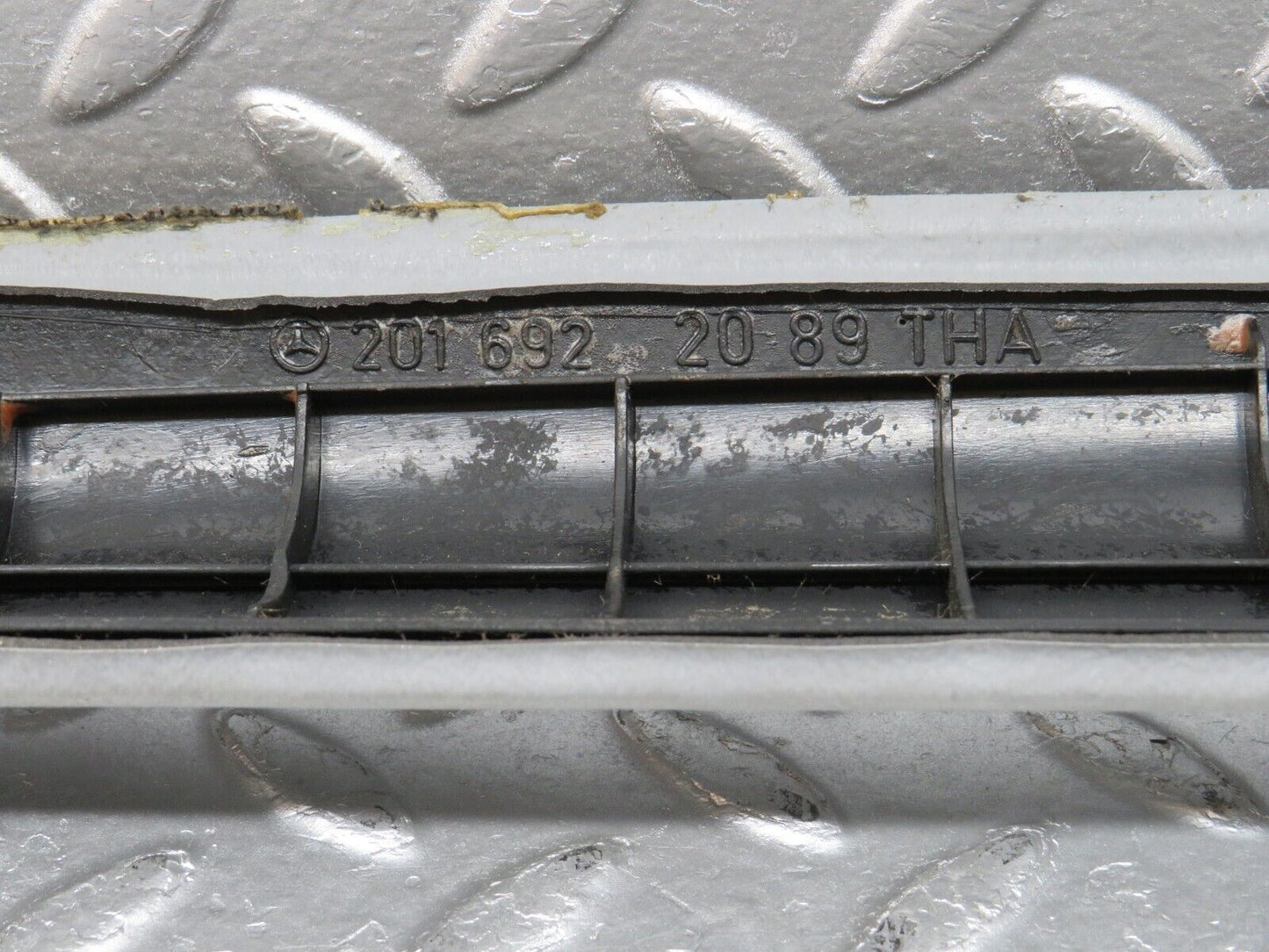 33743 Mercedes-Benz W201 190E A Pillar Cover Trim Right Side Grey 2016922089