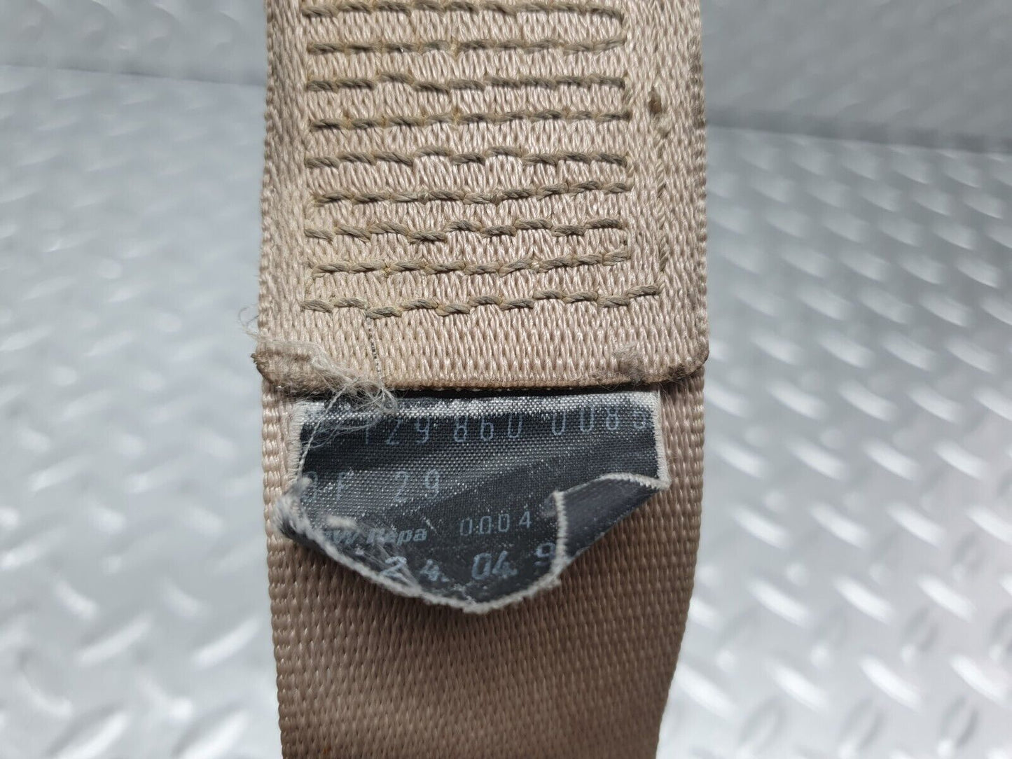 42609 Mercedes-Benz R129 320SL Coupe Rear Seat Belt With Buckles 1298600085 1298600369
