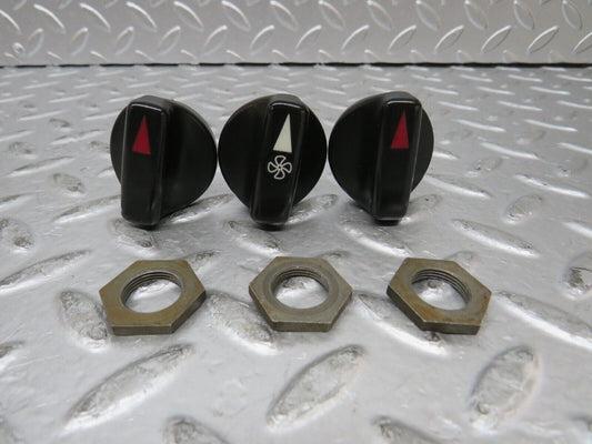 27164 Mercedes-Benz W123 280E Heater Control Knob Set