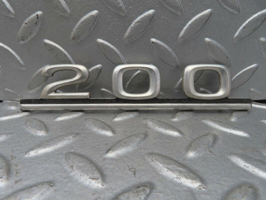 13647 Mercedes-Benz W123 200 Trunk  Badge Emblem 1238170215