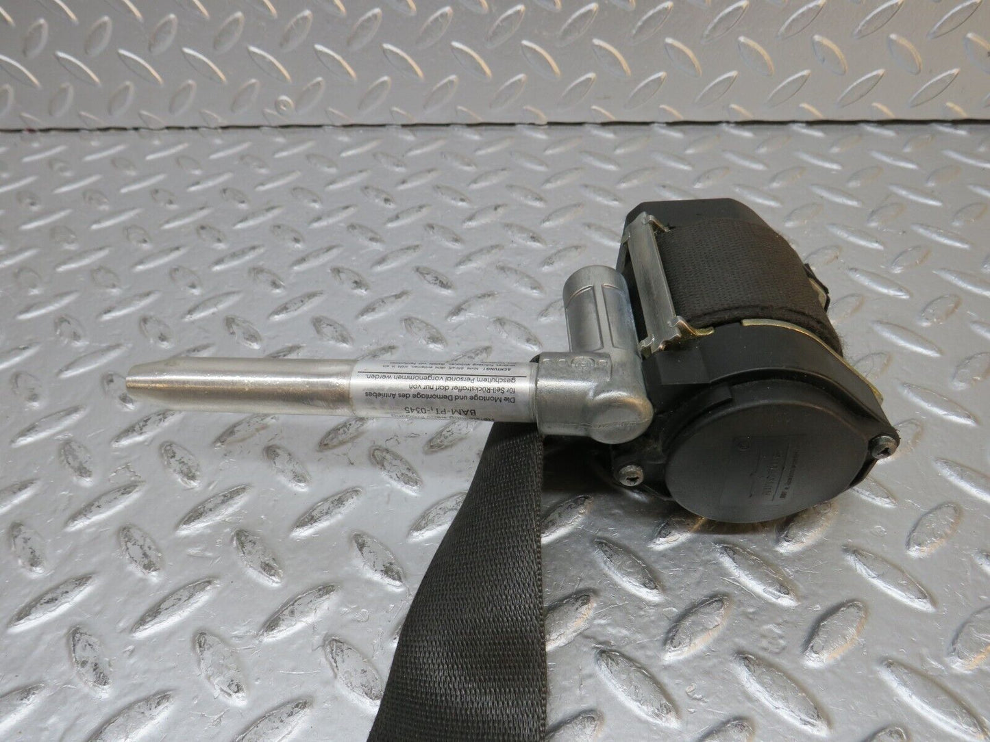 31536 Mercedes-Benz S124 220TE Front Right Seat Belt With Buckle 1248609885