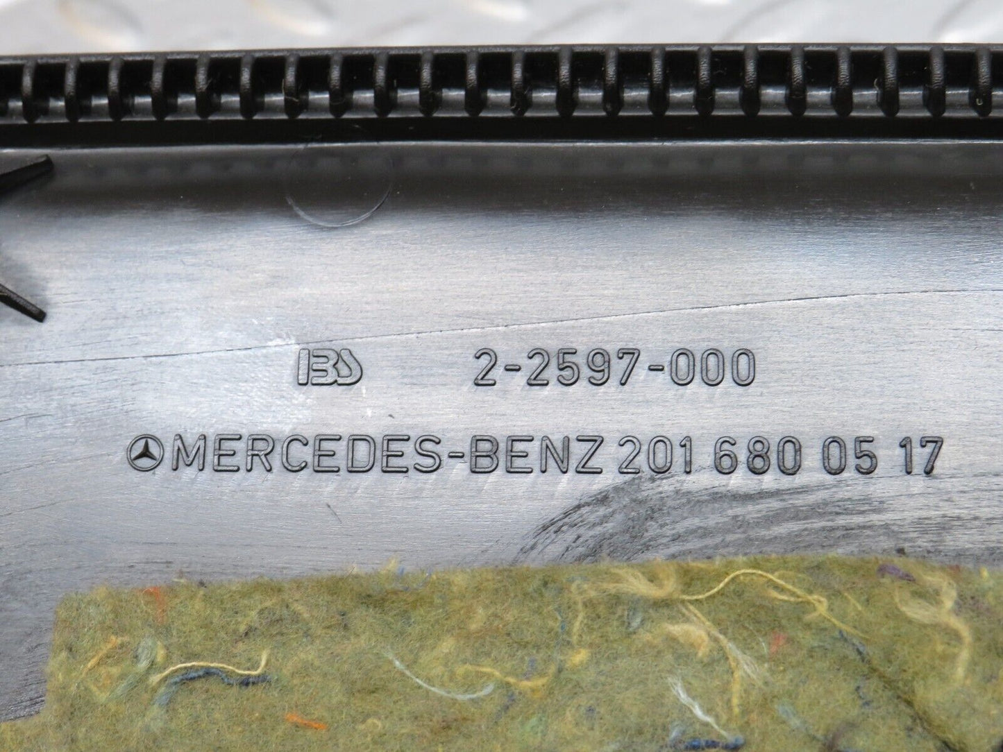 33575 Mercedes-Benz W201 190E 2.0L Under Dash Panel Left Side Black 2016800517