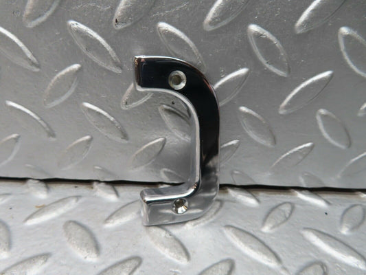 21491 Mercedes-Benz W126 300SE Left Chrome Door Latch Trim 1237230124