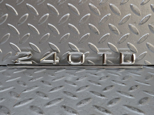28336 Mercedes-Benz S123 240TD Wagon Trunk Badge Emblem 1238171515