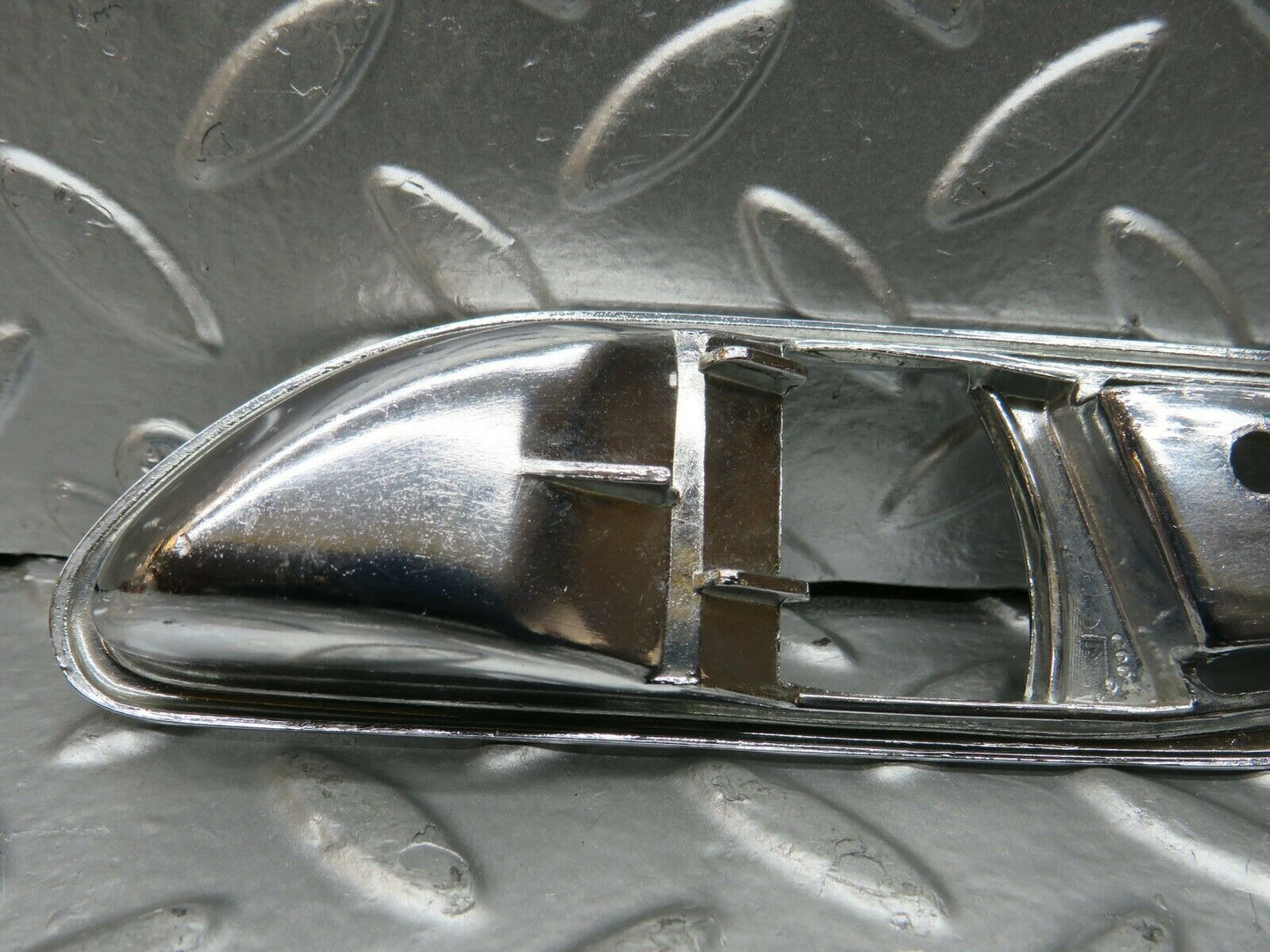 22748 Mercedes-Benz C107 450SL Interior Door Handle Chrome Surround Left Side