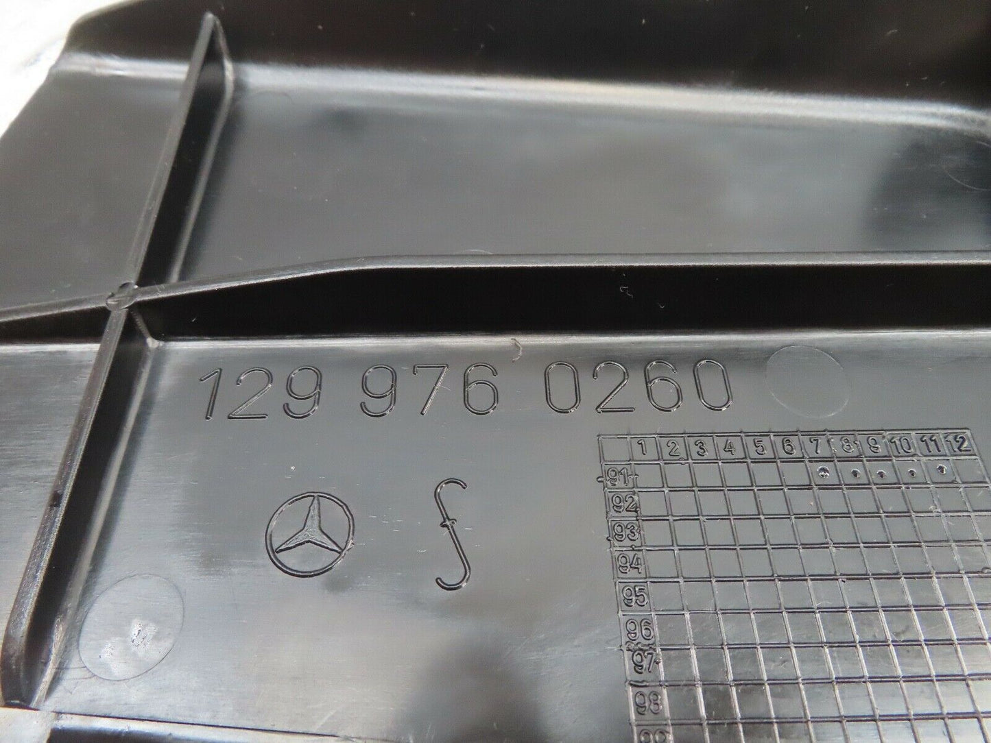 17151 Mercedes-Benz R129 300SL Coupe Footrest Protective Cover 1299760260