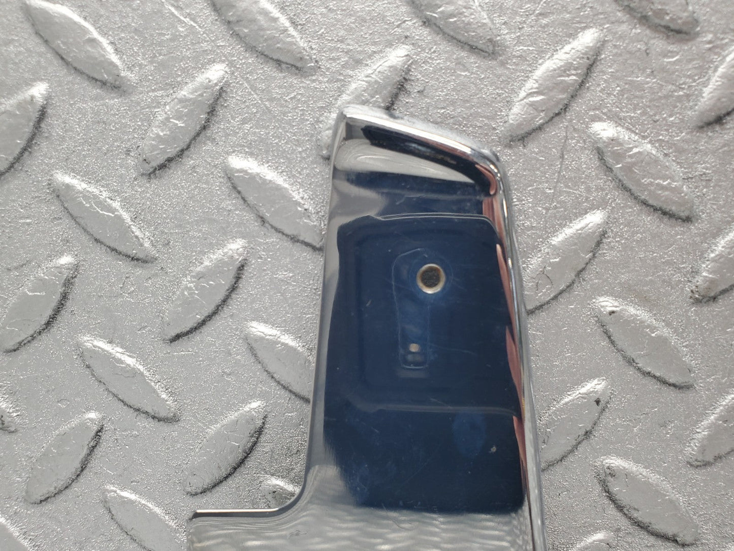 W124 Coupe left door chrome cover used OEM
