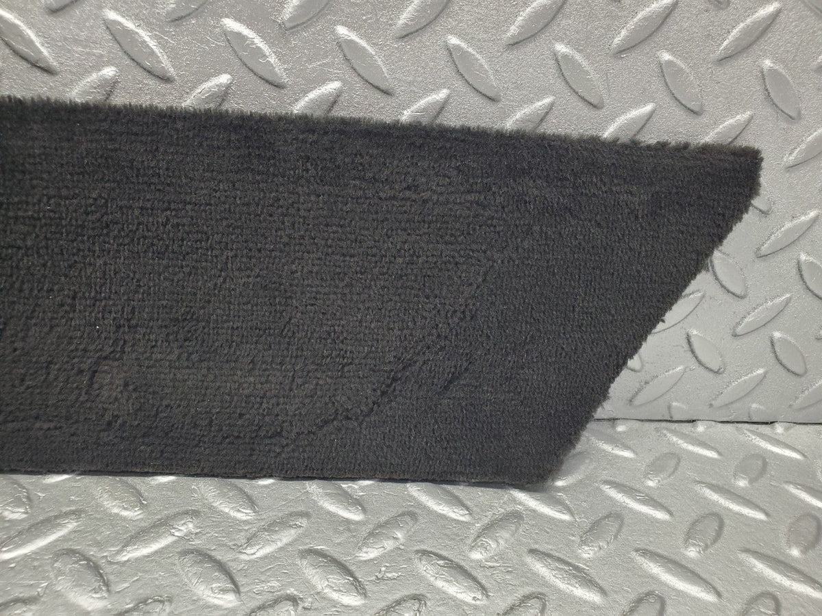W201 Baby Benz door sill floor carpet left side black used OEM