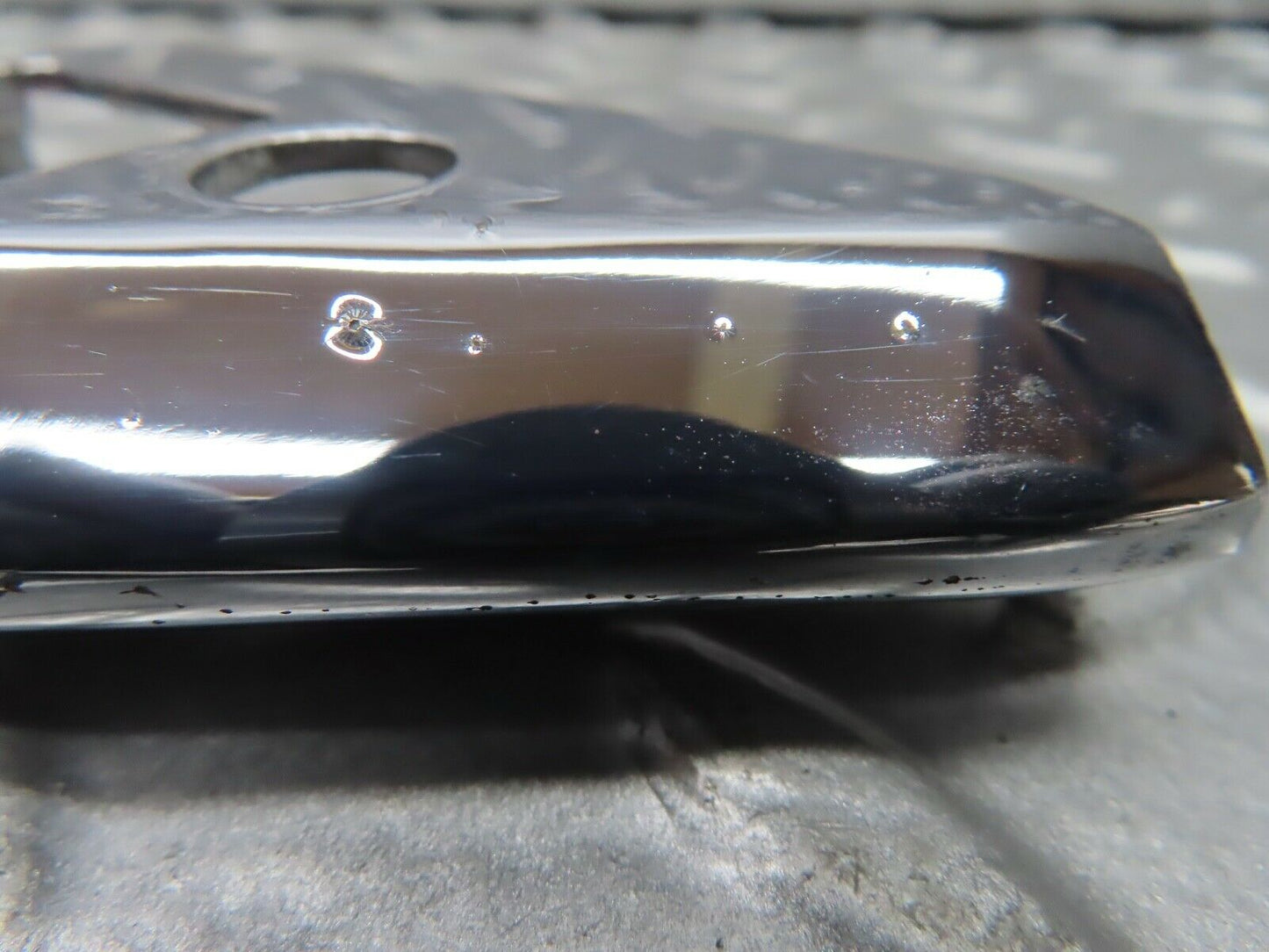 20508 Mercedes-Benz R107 450SL Right Wing Mirror Triangle Chrome Bracket