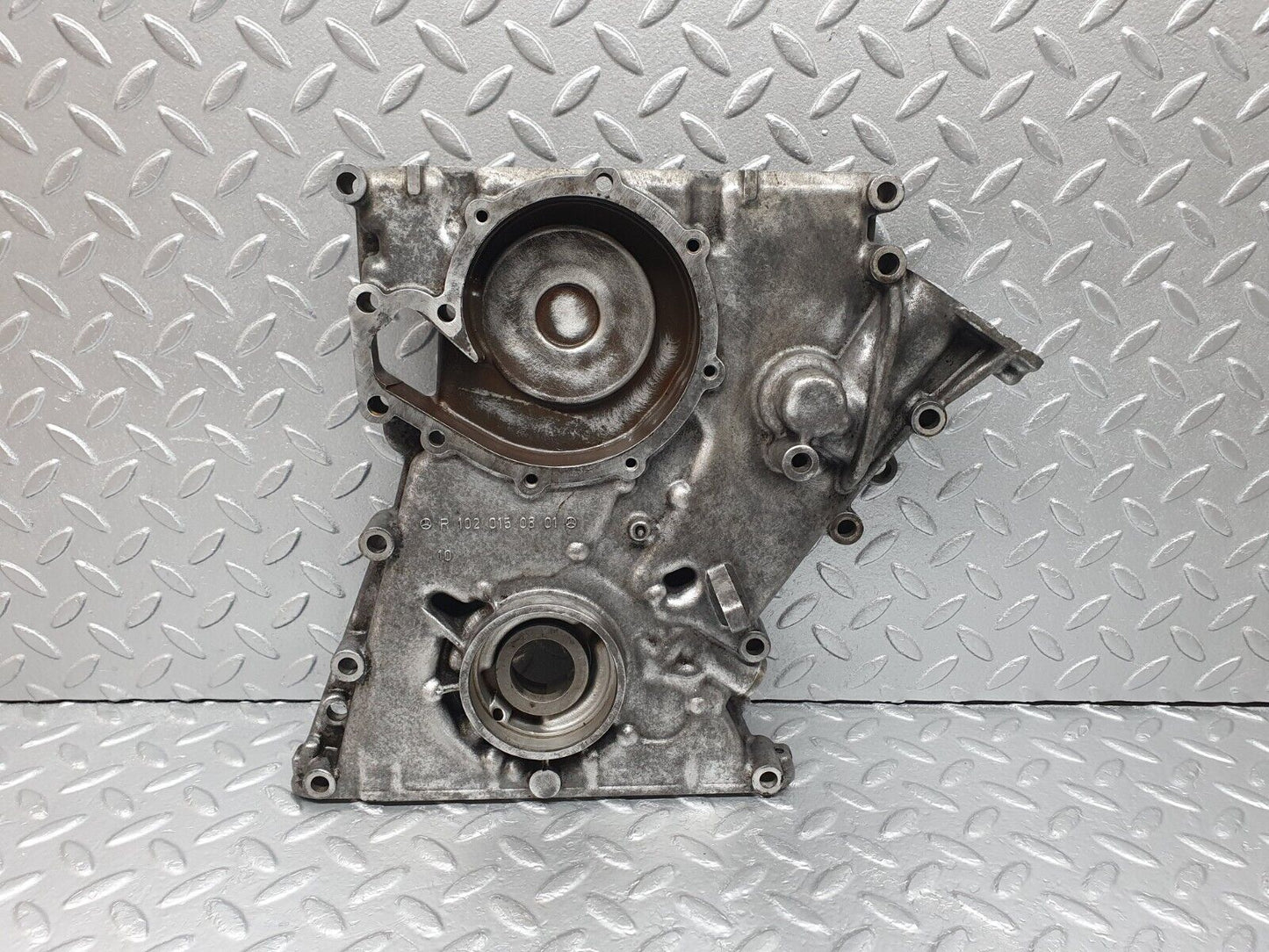 43062 Mercedes-Benz W123 Engine Timing - Oil Pump Cover 1020150801 1021810620