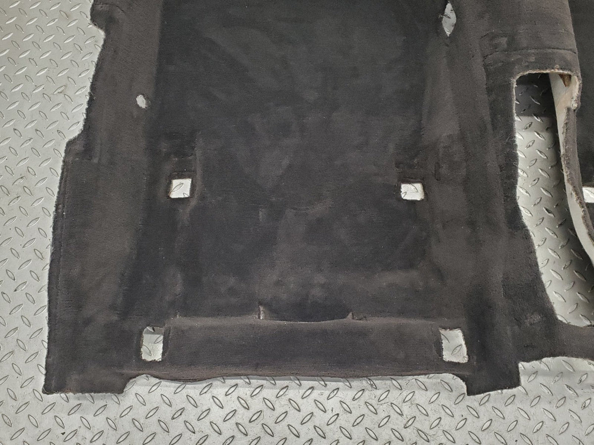 W201 Baby Benz rear floor carpet black used OEM