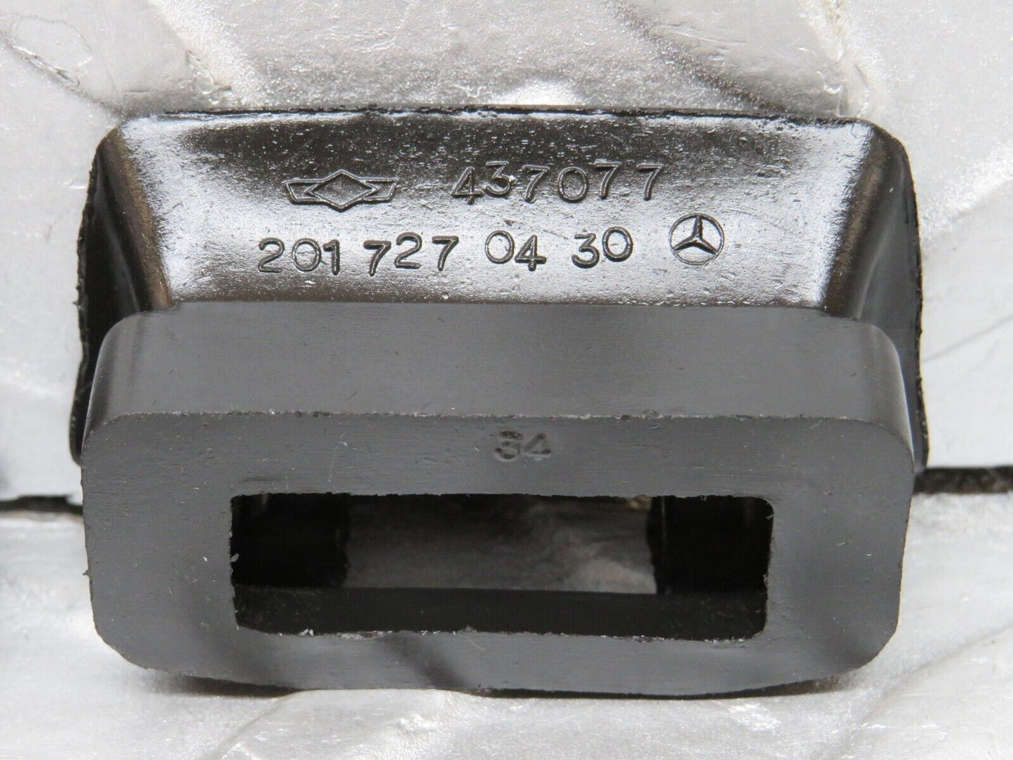 37745 Mercedes-Benz A124 320E Cabriolet Door Check Strap Rubber Seal Pair 2017270430