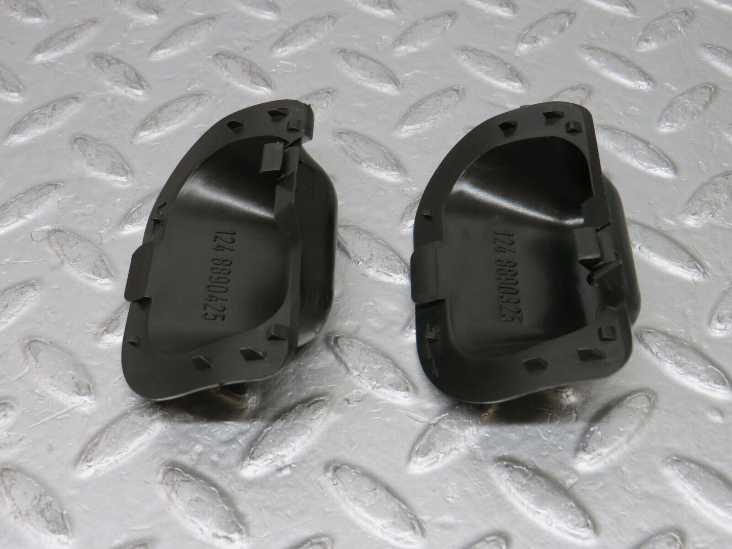 37742 Mercedes-Benz A124 320E Cabriolet Windscreen Washer Nozzle Cover Pair 1248890325 1248890425