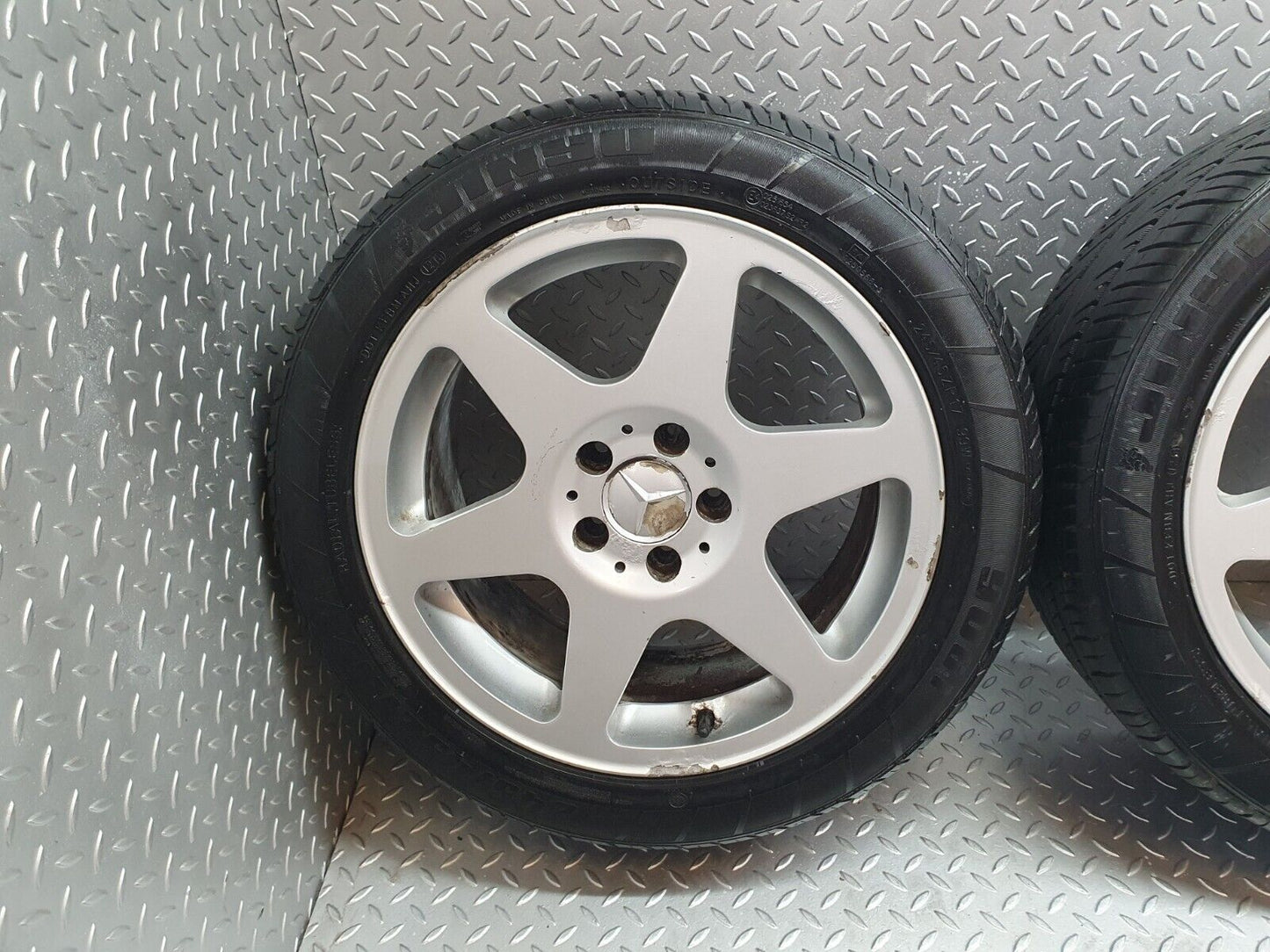 42632 Mercedes-Benz R129 320SL Alloy Wheel Set 8 1/4Jx17H2 ET34 1244011702