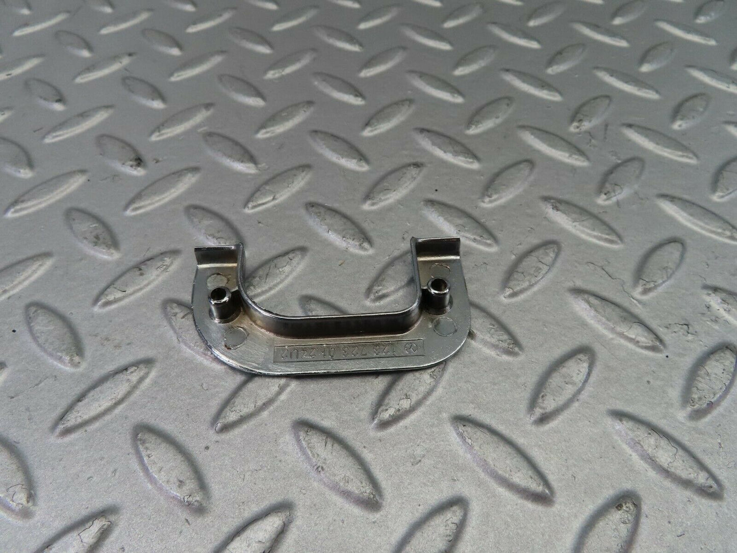7617 Mercedes-Benz S123 230TE Wagon Left Chrome Door Latch Trim 1237230124