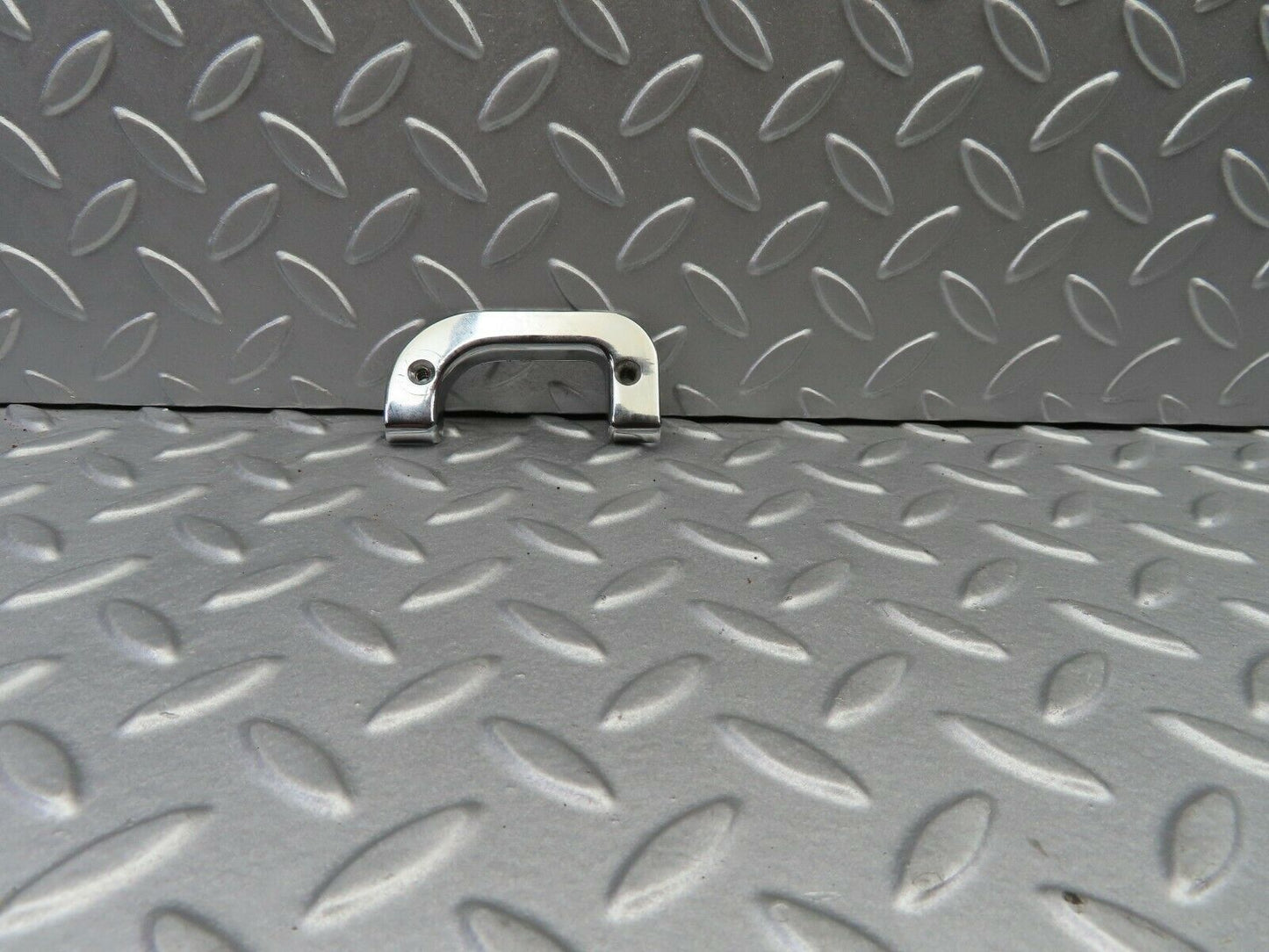 5840 Mercedes-Benz W123 200 Left Interior Chrome Door Latch Trim 1237230124