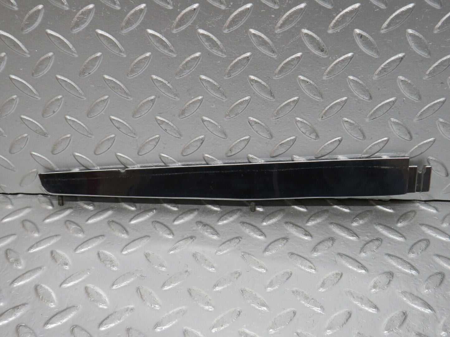 0664 Mercedes-Benz C107 350SLC Coupe Trunk Chrome Handle Moulding Left 1076901380