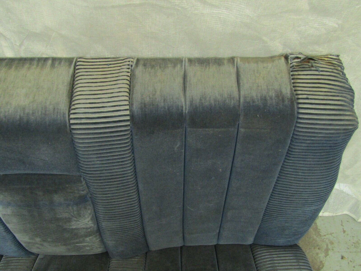 3257 Mercedes-Benz C107 350SLC Coupe Rear Seat Blue Fabric 1079240216