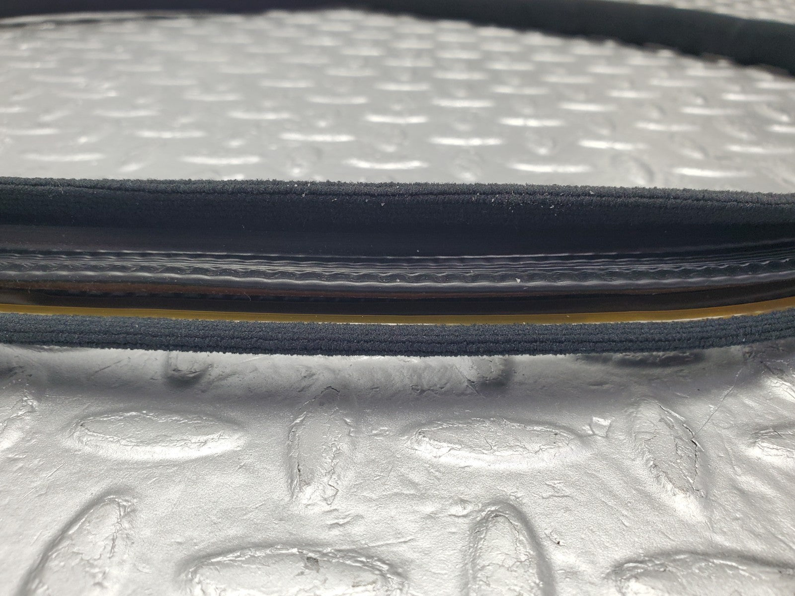 W201 Baby Benz door edge seal rear left side black used OEM